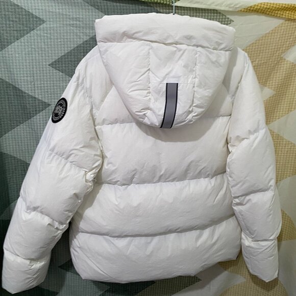 Canada Goose White Down Jacket - Picture 10 of 11